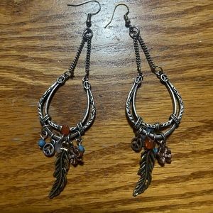 Western homemade earrings